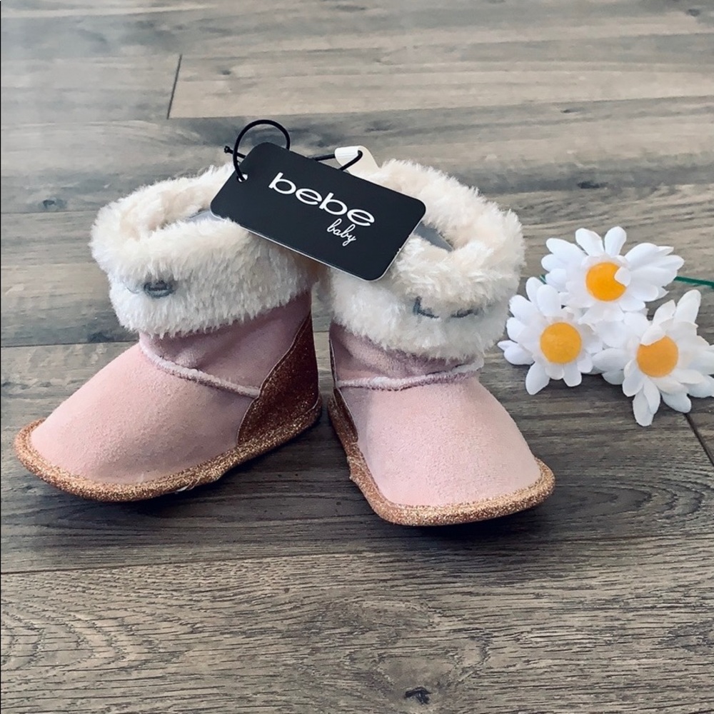 Bebe Baby Pink Winter Boots